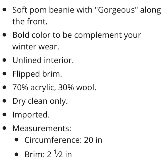 NWT Kate Spade Hello Gorgeous winter beanie - Picture 5 of 7